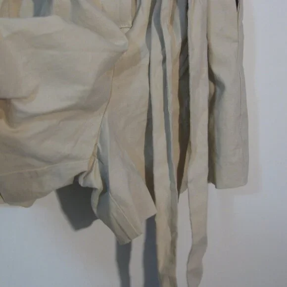 Alex Marie Sand Tan Romper Sz 4 NWT $129 Button Up One Piece Shorts Linen Blend - Picture 6 of 7